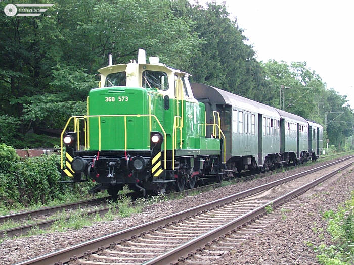 Sonderzug mit V60 der Brohltalbahn